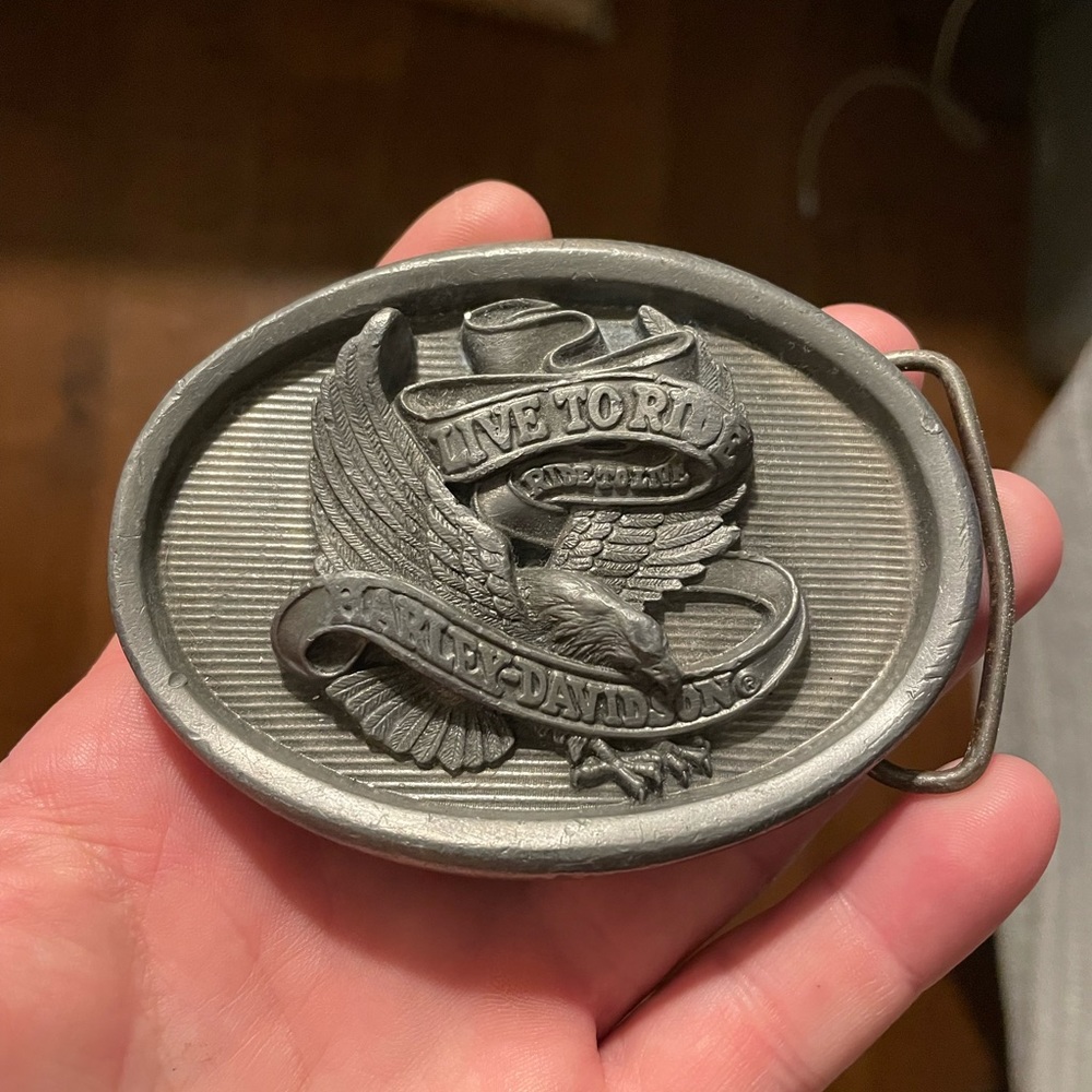 Vintage Harley belt buckle